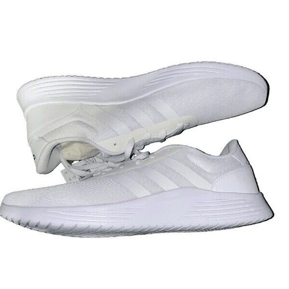 Adidas Lite Racer 2.0 Cloud White Core Black Shoes Men's FZ0392 Size 9 - Picture 1 of 10